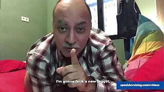 Daddy Chris Barebacking a Faggot