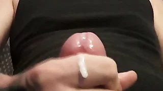 Big cock alpha dirty talking to sissy beta before a facial
